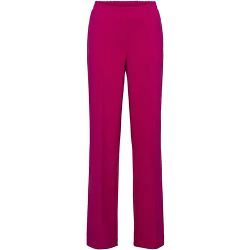 Schmal geschnittene Polyester-Komfort-Hose , Damen, Größe: XL - &Co Woman - Modalova