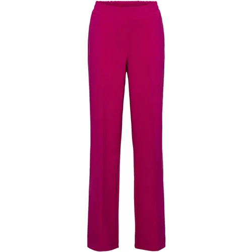 Schmal geschnittene Polyester-Komfort-Hose , Damen, Größe: 3XL - &Co Woman - Modalova