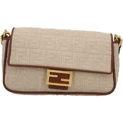 Pre-owned Cross Body Bags, female, , Size: ONE SIZE Pre-owned Leather crossbody-bags - Fendi Vintage - Modalova