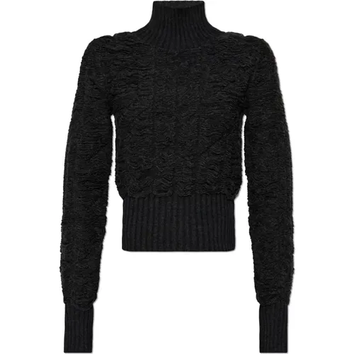 Turtlenecks, female, , Size: S Wool turtleneck - MM6 Maison Margiela - Modalova