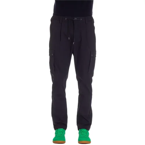 Trousers with Zipper and Drawstring , male, Sizes: L - Herno - Modalova