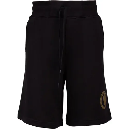 Logo Bermuda Shorts , male, Sizes: M - Versace Jeans Couture - Modalova