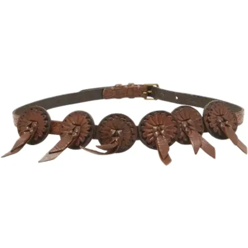 Pre-owned Belts, female, , Size: ONE SIZE Pre-owned Leather belts - Ralph Lauren Pre-owned - Modalova