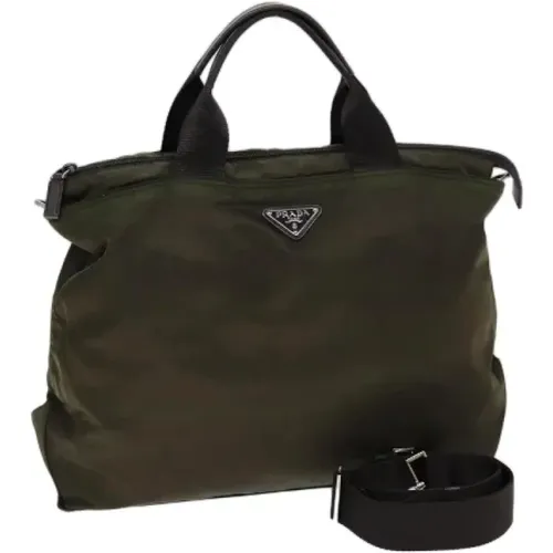 Pre-owned Tote Bags, female, , Size: ONE SIZE Pre-owned Nylon prada-bags - Prada Vintage - Modalova