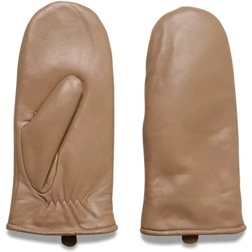 Fiori Leather Gloves , female, Sizes: 7 IN, 7 1/2 IN - Part Two - Modalova