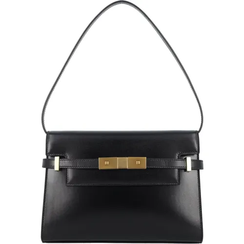 Manhattan Small Stylish Bag , female, Sizes: ONE SIZE - Saint Laurent - Modalova