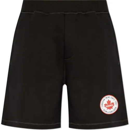 Casual Shorts, male, , Size: XL Logo Shorts - Dsquared2 - Modalova