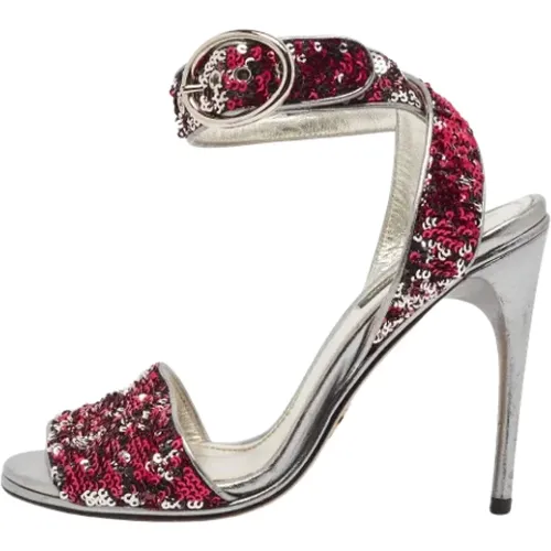Pre-owned Leder sandals , Damen, Größe: 37 EU - Dolce & Gabbana Pre-owned - Modalova
