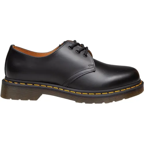 Laced Shoes, male, , Size: 11 US Leather Lace-Up Sneakers - Dr. Martens - Modalova