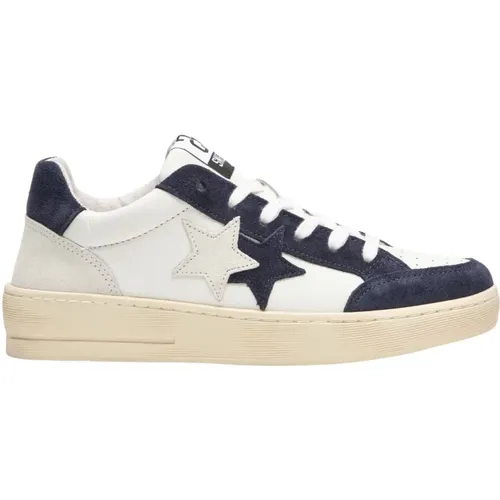 Sneakers, male, , Size: 10 US Handmade Italian Leather Sneakers - 2Star - Modalova