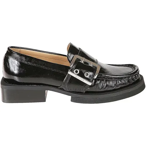 Buckle Loafer Shoes , female, Sizes: 6 UK, 7 UK, 4 UK, 8 UK, 5 UK, 3 UK - Ganni - Modalova