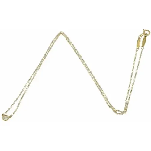 Pre-owned Jewellery, female, , Size: ONE SIZE Pre-owned Gold necklaces - Tiffany & Co. Pre-owned - Modalova