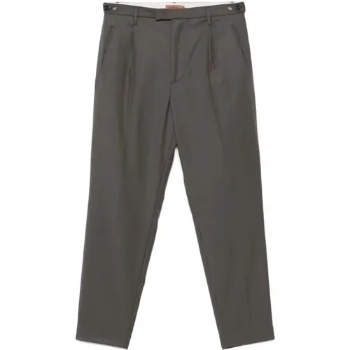 Grey Wool Flannel Trousers , male, Sizes: L, M, S - Barena Venezia - Modalova