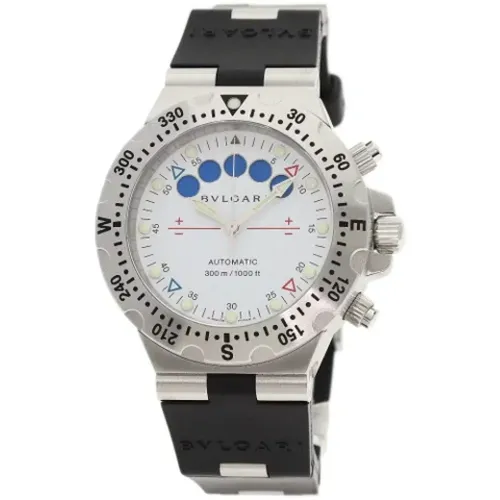 Pre-owned Watches, male, , Size: ONE SIZE Pre-owned Stainless Steel watches - Bvlgari Vintage - Modalova