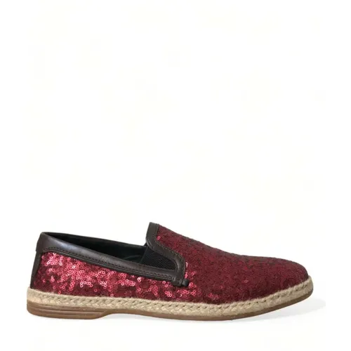 Loafers , Herren, Größe: 42 EU - Dolce & Gabbana - Modalova