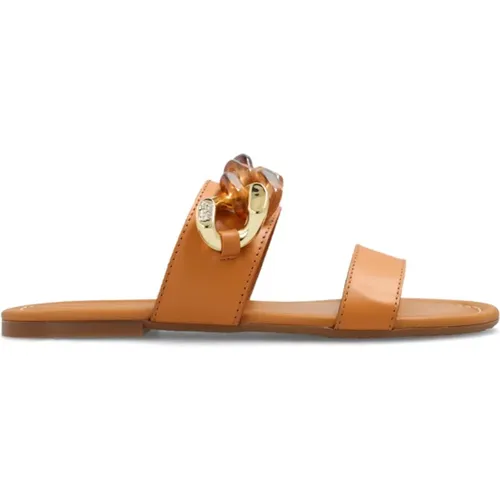 ‘Monyca’ leather slides , female, Sizes: 3 UK, 4 UK - See by Chloé - Modalova