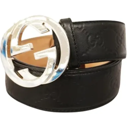 Pre-owned Leather belts , unisex, Sizes: ONE SIZE - Gucci Vintage - Modalova
