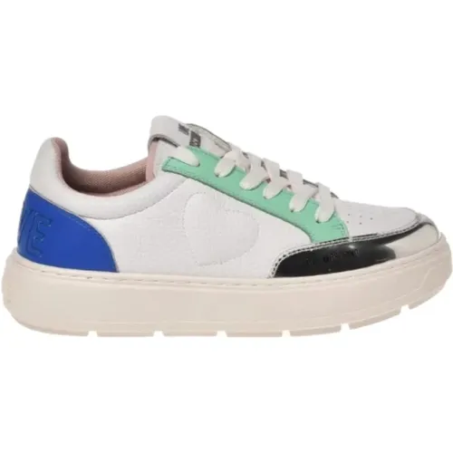 Damen Low-Top Sneakers , Damen, Größe: 37 EU - Love Moschino - Modalova