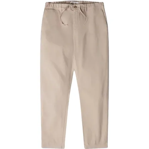 Stone Cotton Twill Tapered Trouser , male, Sizes: XL - Kestin - Modalova