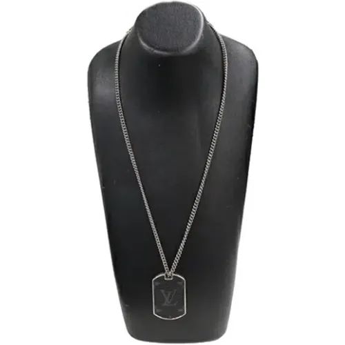 Pre-owned Metal necklaces , female, Sizes: ONE SIZE - Louis Vuitton Vintage - Modalova