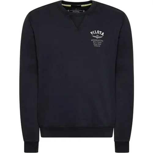 Crew Neck Sweatshirt,Sweatshirt - aeronautica militare - Modalova