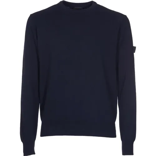 Sweater with Elbow Patches , male, Sizes: 2XL, 3XL - Peuterey - Modalova