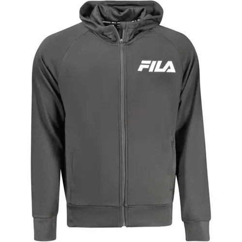 Zip-throughs, male, , Size: S Polyester Pullover - Fila - Modalova