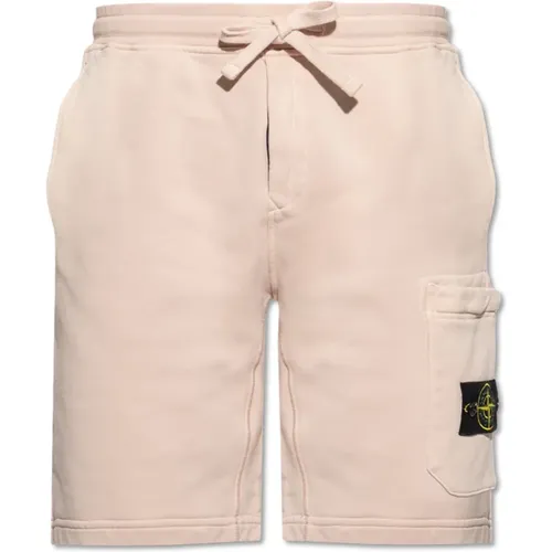 Logo shorts , Herren, Größe: S - Stone Island - Modalova