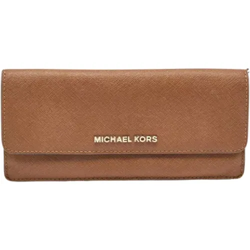 Pre-owned Wallets, female, , Size: ONE SIZE Pre-owned Leather wallets - Michael Kors Pre-owned - Modalova