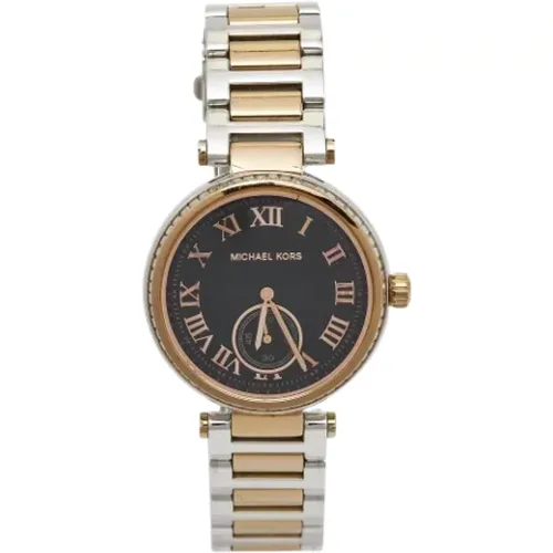 Pre-owned Watches, female, , Size: ONE SIZE Pre-owned Stainless Steel watches - Michael Kors Pre-owned - Modalova