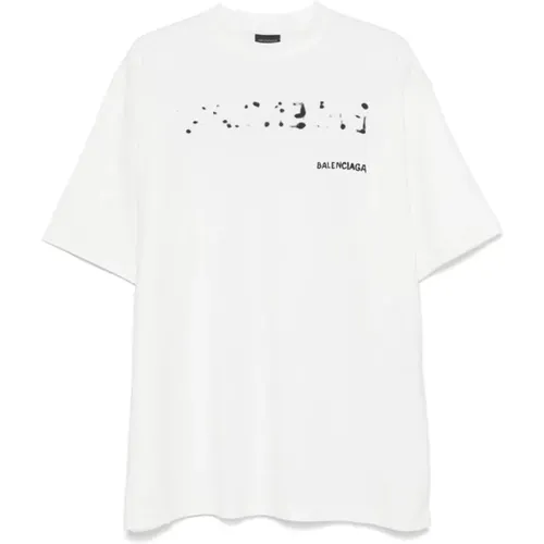 Off- Schwarzes T-Shirt - Balenciaga - Modalova