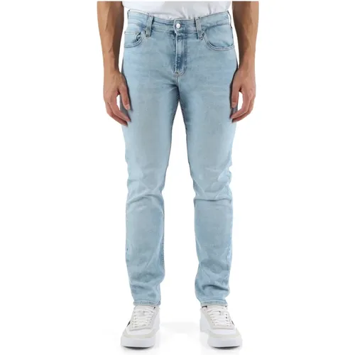 Slim Fit Five-Pocket Jeans , male, Sizes: W30, W32, W29, W33, W36, W31, W34, W38 - Calvin Klein Jeans - Modalova