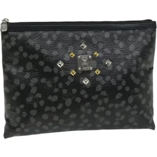 Pre-owned Clutches, female, , Size: ONE SIZE Pre-owned Leather clutches - MCM Pre-owned - Modalova