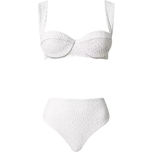 Sea Embroidered Bikini Set , female, Sizes: S, L - Twinset - Modalova