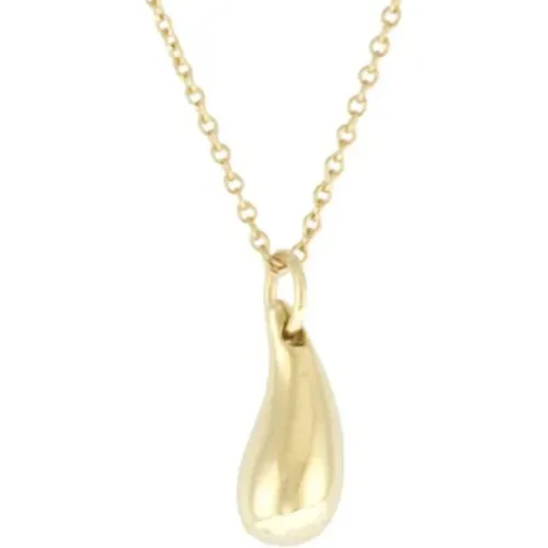 Pre-owned Jewellery, female, , Size: ONE SIZE Pre-owned Gold necklaces - Tiffany & Co. Pre-owned - Modalova