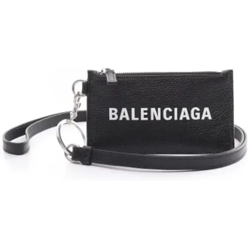 Pre-owned Leather wallets , female, Sizes: ONE SIZE - Balenciaga Vintage - Modalova