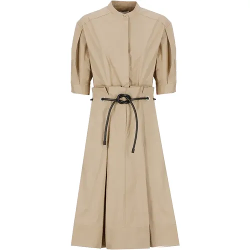 Cotton Chemisier Dress with Flared Hem , female, Sizes: 2XS, XS - 3.1 phillip lim - Modalova