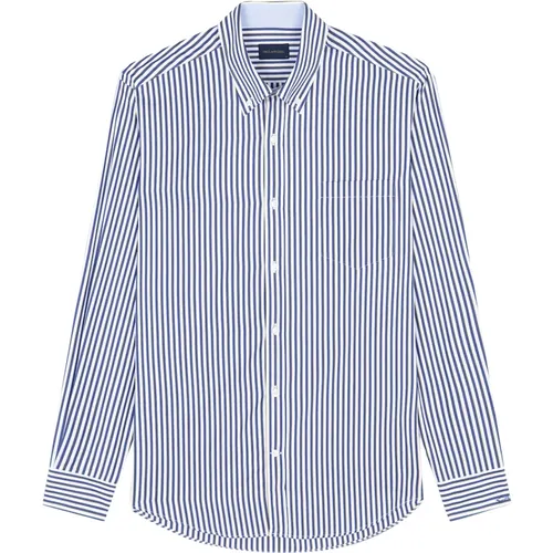 Casual Shirts, male, , Size: M Striped Shirt - PAUL & SHARK - Modalova