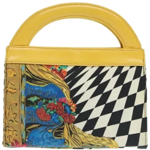 Pre-owned Canvas handbags , female, Sizes: ONE SIZE - Versace Pre-owned - Modalova