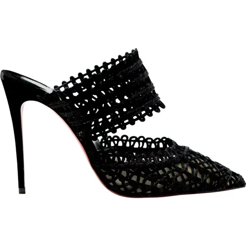 Patent Leather High Heel Sandals , female, Sizes: 5 UK, 5 1/2 UK, 3 UK - Christian Louboutin - Modalova