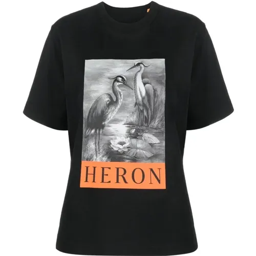 Graphic Print T-shirt for Women , female, Sizes: M, S - Heron Preston - Modalova