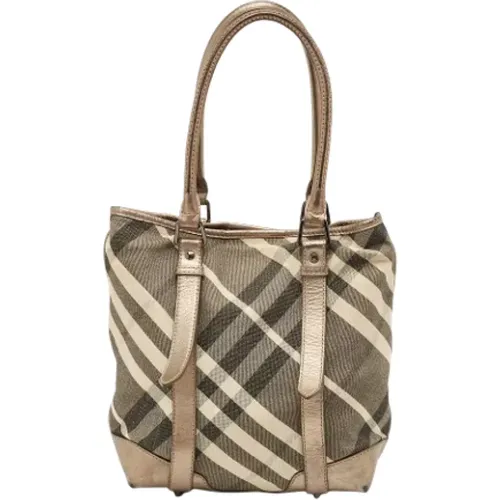 Pre-owned Tote Bags, female, , Size: ONE SIZE Pre-owned Canvas totes - Burberry Vintage - Modalova