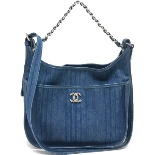 Pre-owned Shoulder Bags, female, , Size: ONE SIZE Pre-owned Denim chanel-bags - Chanel Vintage - Modalova