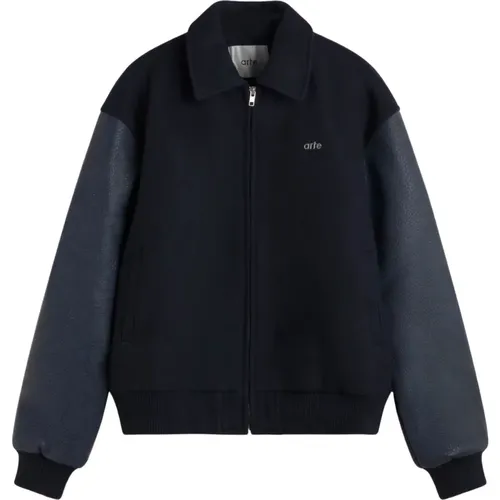 Blumig Bestickte Varsity Jacke - Arte Antwerp - Modalova