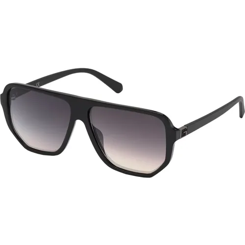Grey Shaded Sunglasses , male, Sizes: 60 MM - Guess - Modalova