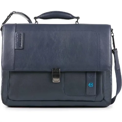 Laptop Bags & Cases, unisex, , Size: ONE SIZE Expandable Computer Bag with iPad Compartment - Piquadro - Modalova