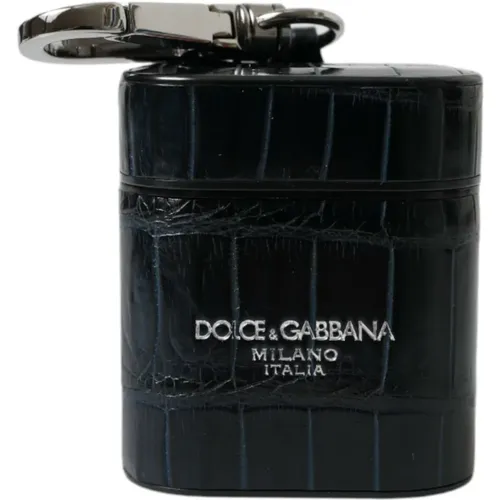Luxuriöses Airpods Etui aus Krokodilleder - Dolce & Gabbana - Modalova