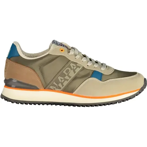 Beige Logo Sneaker Sportschuh , Herren, Größe: 41 EU - Napapijri - Modalova