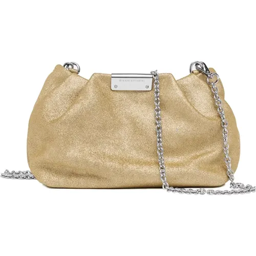 Reiches Gold Perla Elegante Handtasche , Damen, Größe: ONE Size - Gianni Chiarini - Modalova