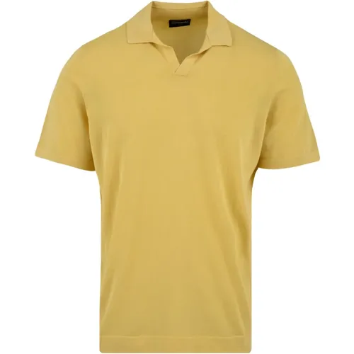 Gelbe Polo T-Shirts und Polos , Herren, Größe: 2XL - Drumohr - Modalova